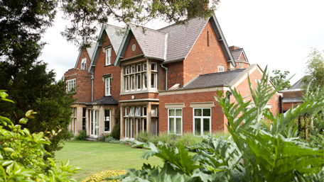 undefinedA picture of the main house taken from the Benslow garden